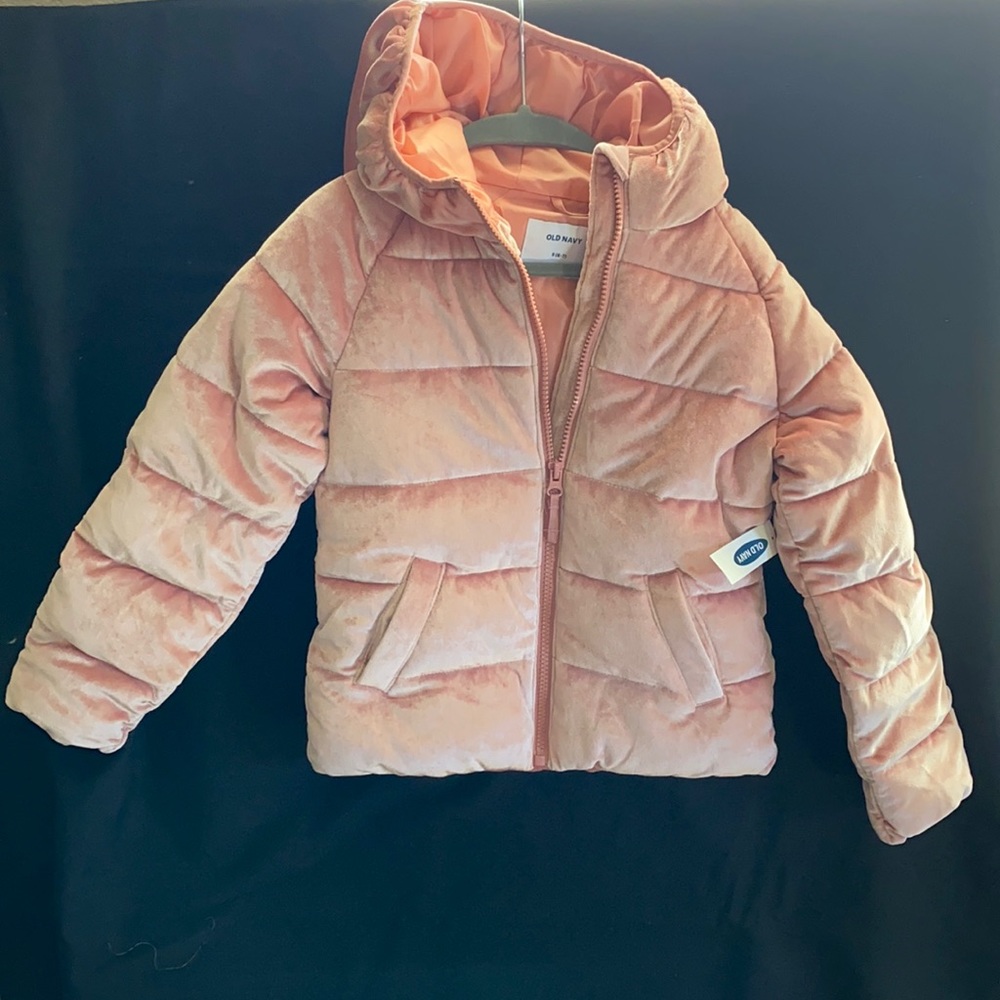 Pink puff kids jacket